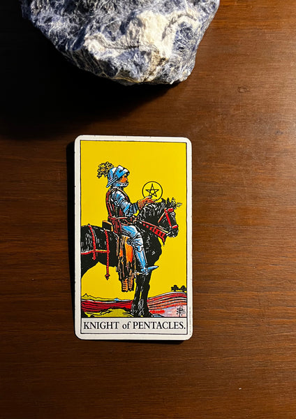 Tarot Card of the Day: Sept. 15, 2022 — Knight of Pentacles