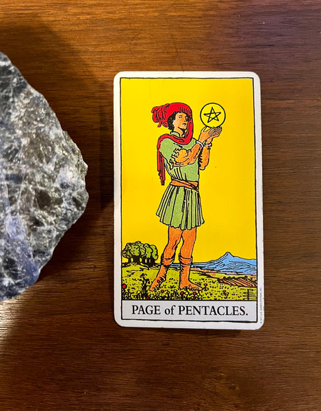 Tarot Card of the Day: Aug. 18, 2022 — Page of Pentacles