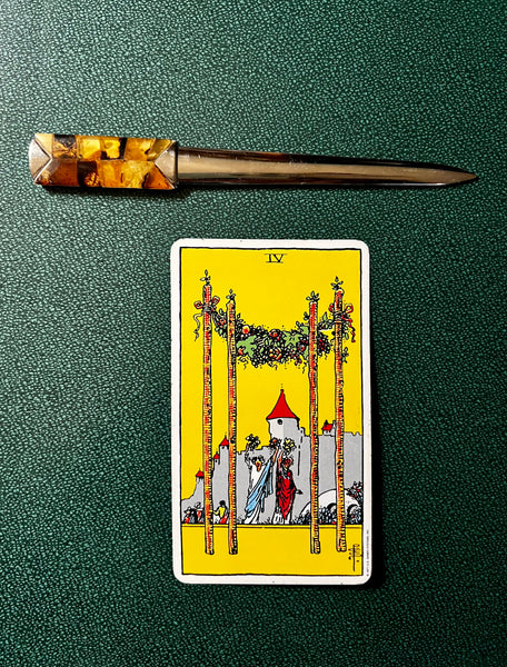 Tarot Musings: February 25, 2023 — Four of Wands