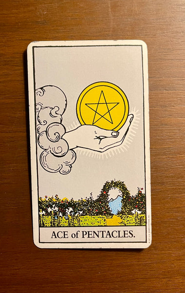 Tarot Card of the Day: July 12, 2021 — Ace of Pentacles
