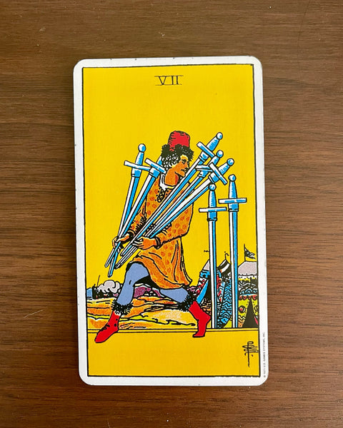 Tarot Card of the Day: March 31, 2021 — Seven of Swords