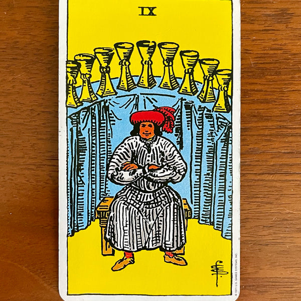 Tarot Card of the Day: March 16, 2021 -- Nine of Cups