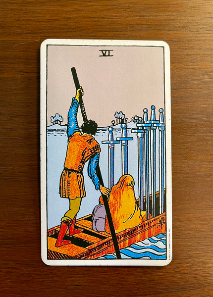 Tarot Card of the Day: March 3, 2021 -- Six of Swords