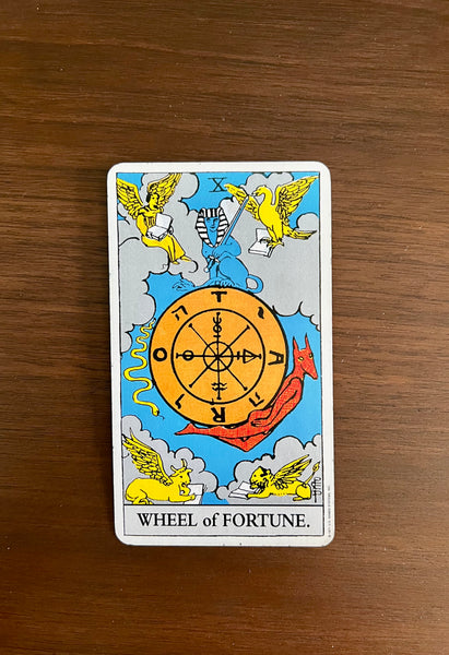 Tarot Card of the Day:  October 22, 2021 — Wheel of Fortune