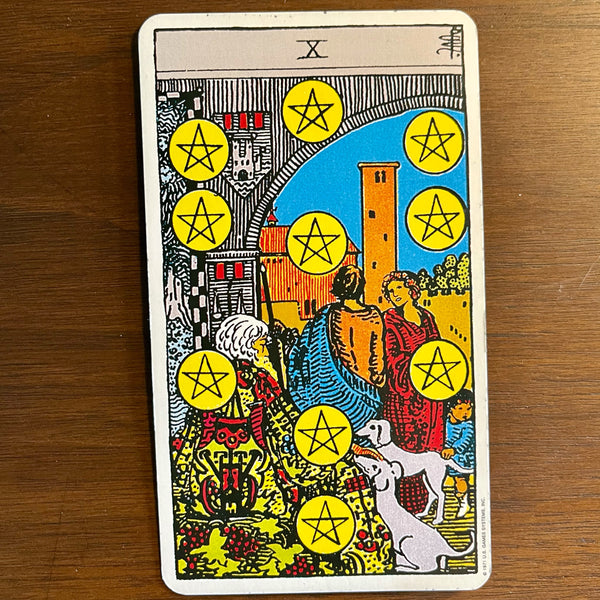 Tarot Card of the Day: April 7, 2021 — Ten of Pentacles