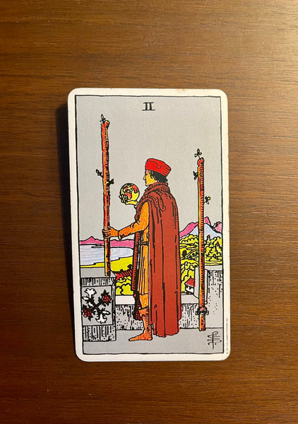 Tarot Card of the Day:  September 24, 2021 — Two of Wands