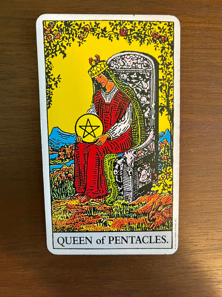Tarot Card of the Day: March 19, 2021 — Queen of Pentacles