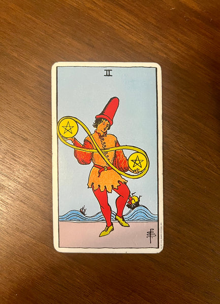Tarot Card of the Day: June 28, 2022 -- Two of Pentacles