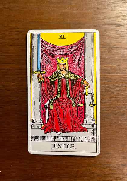 Tarot Card of the Day: June 12, 2021 — Justice