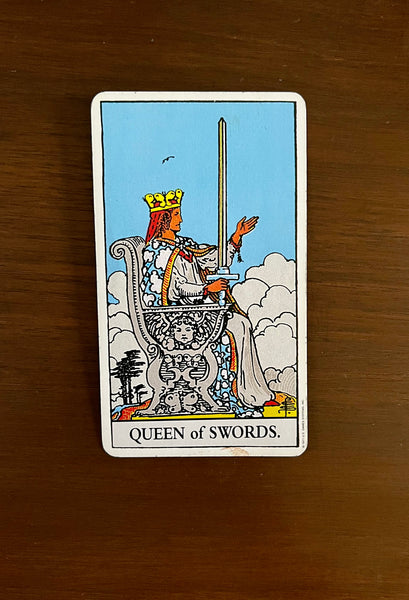 Tarot Card of the Day:  October 15, 2021 — Queen of Swords
