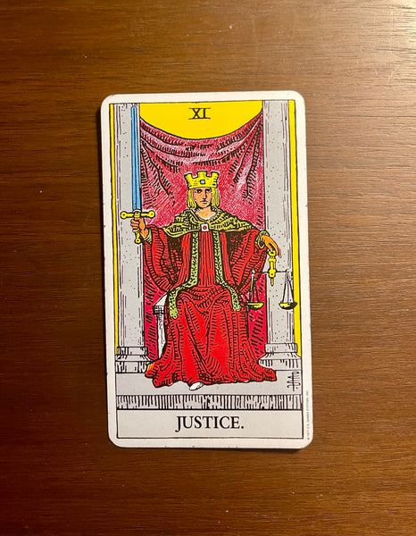 Tarot Card of the Day: July 27, 2021 — Justice