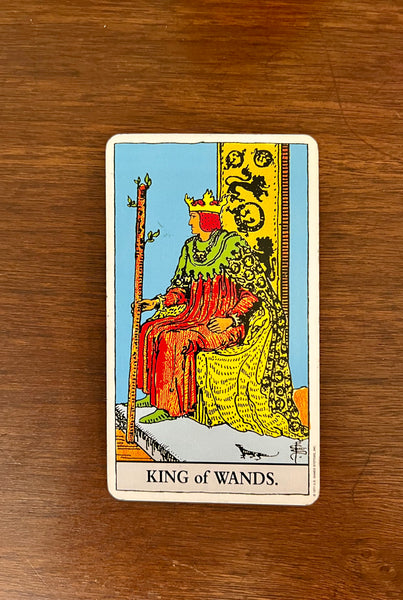 Tarot Card of the Day: July 8, 2022 -- The King of Wands