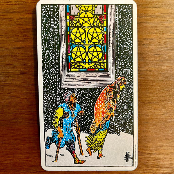 Tarot Card of the Day: March 15, 2021 -- Five of Pentacles